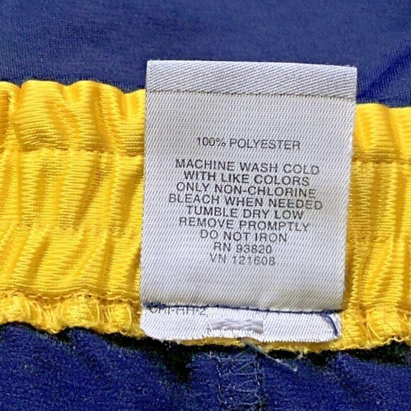 Cheetah Boys Track Pants Size S 4 Leg Snaps Blue Gold - Picture 11 of 11